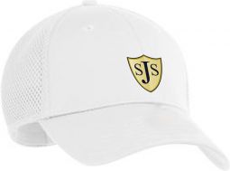 Stretch Mesh Cap, White
